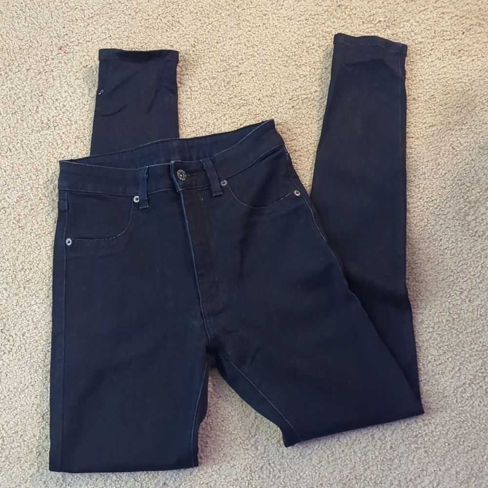 Carmar Black Denim Skinny Jeans Size 27